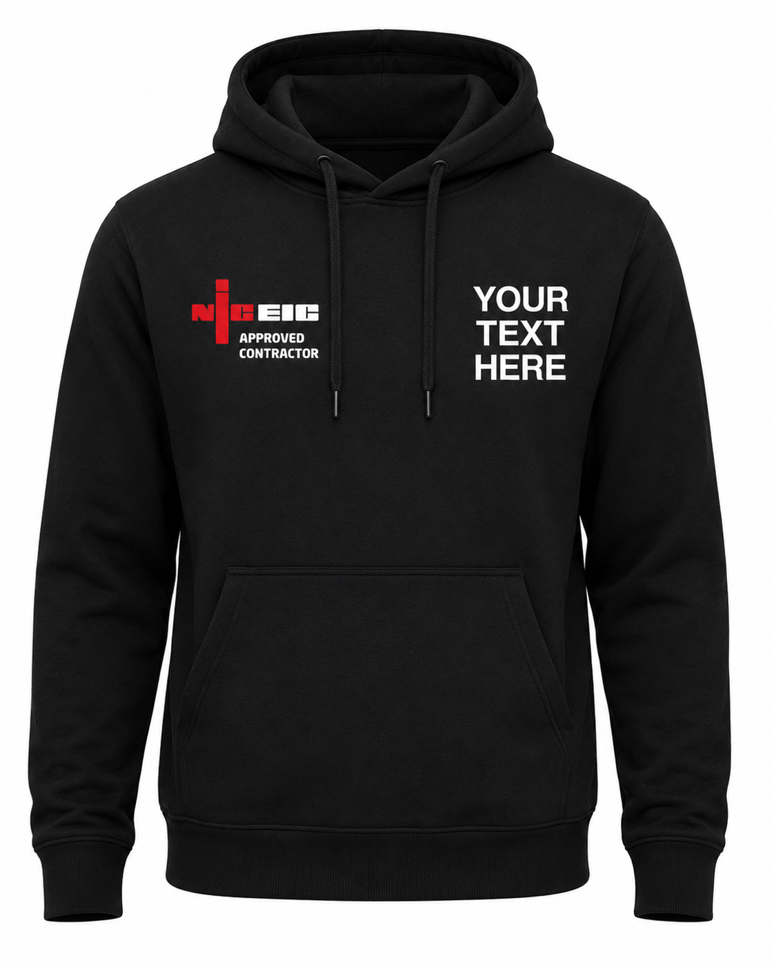 NICEIC Logo Embroidered Hoodie - Electricians Hoodie