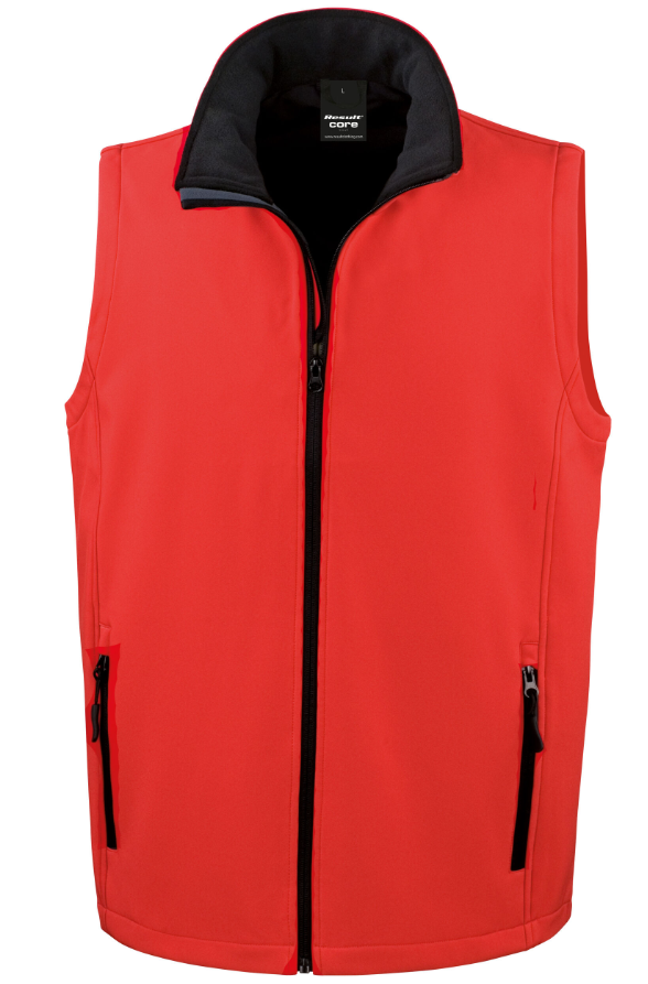 Custom Embroidered Personalised Softshell Gilet