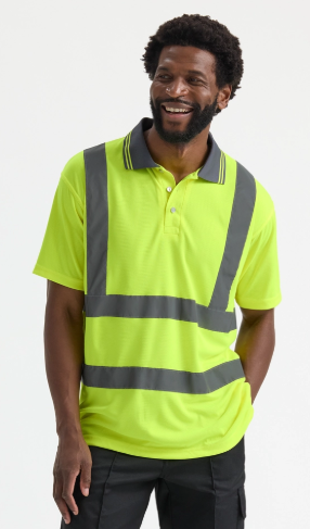 5 X Hi-Vis Polo Shirt Uneek