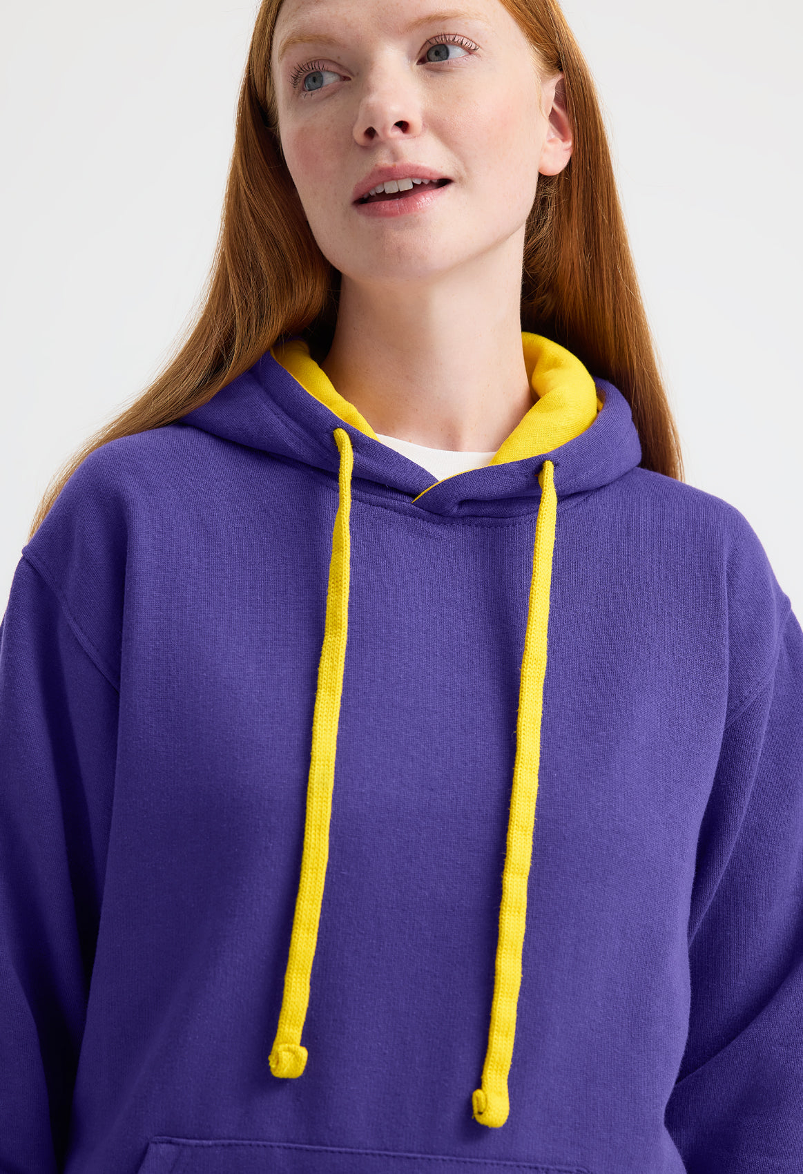 Uneek UC507 Contrast Hooded Sweatshirt