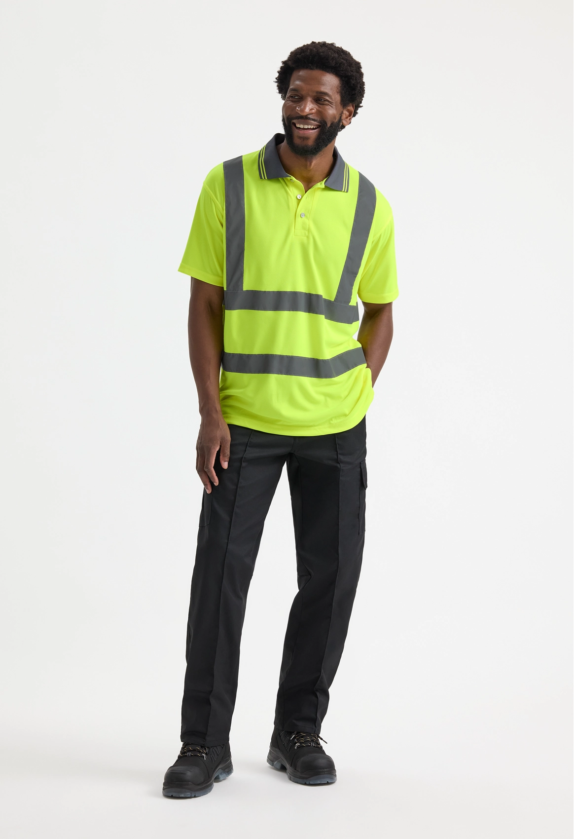 5 X Hi-Vis Polo Shirt Uneek