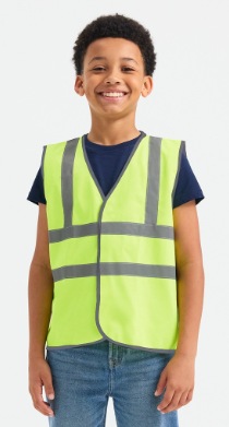Uneek UC806 Children's Hi Vis Waist Coat