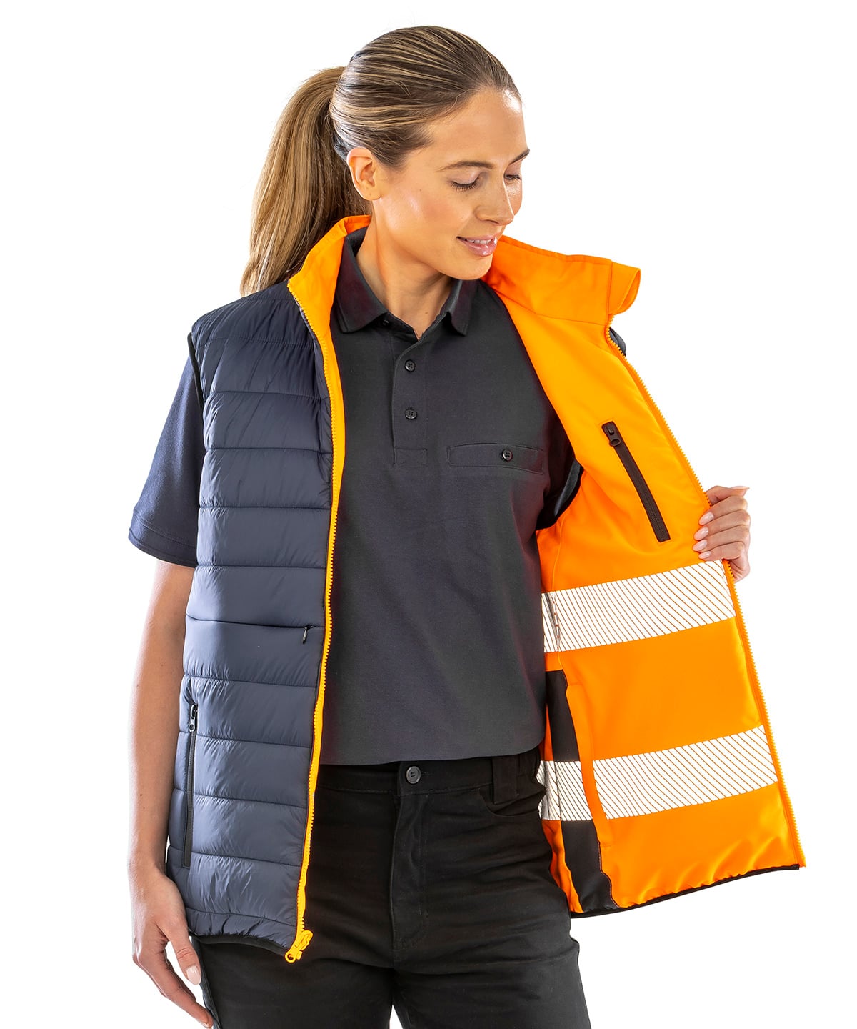Result Reversible Soft Padded Gilet