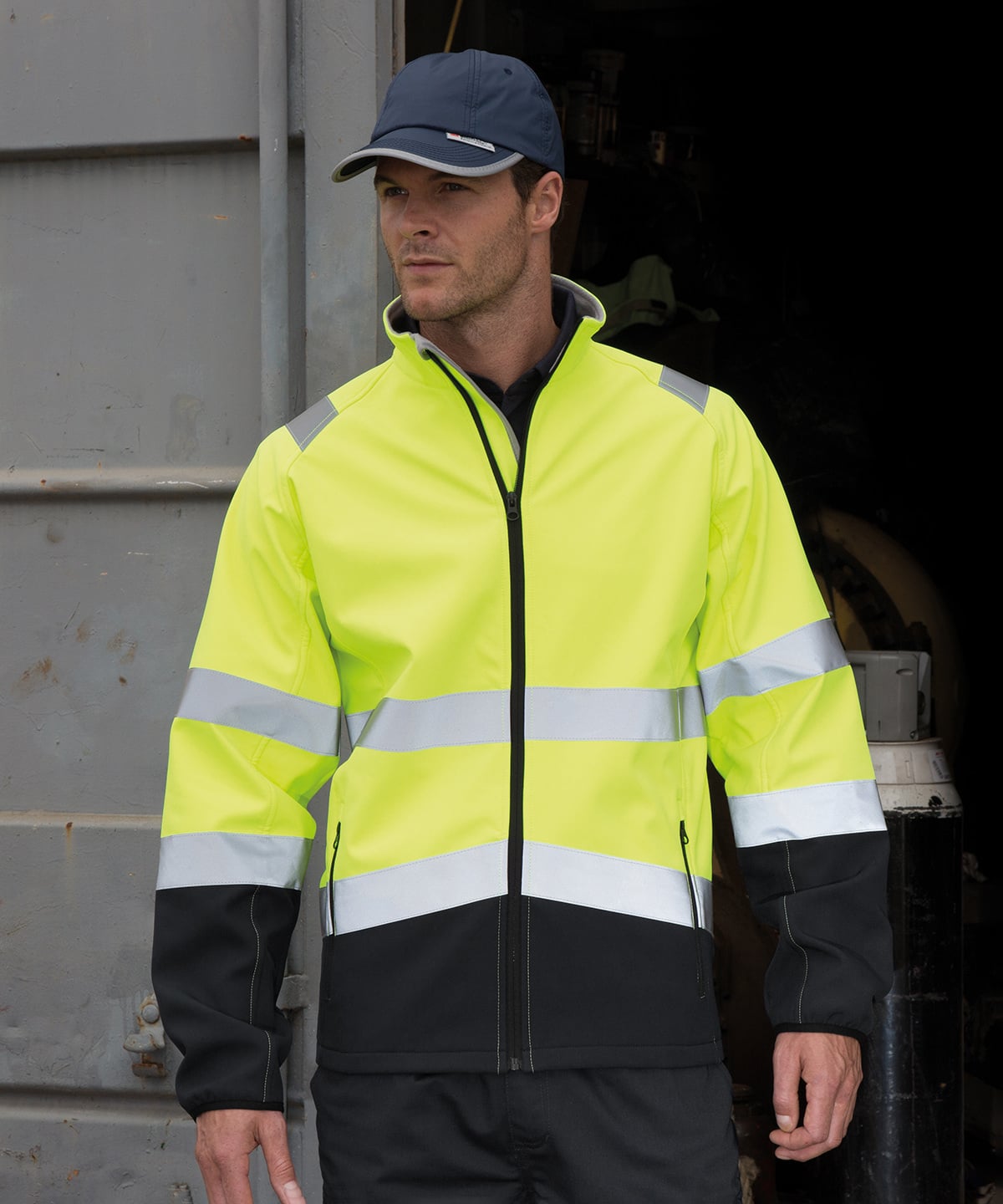 Result Printable Safety Softshell Jacket