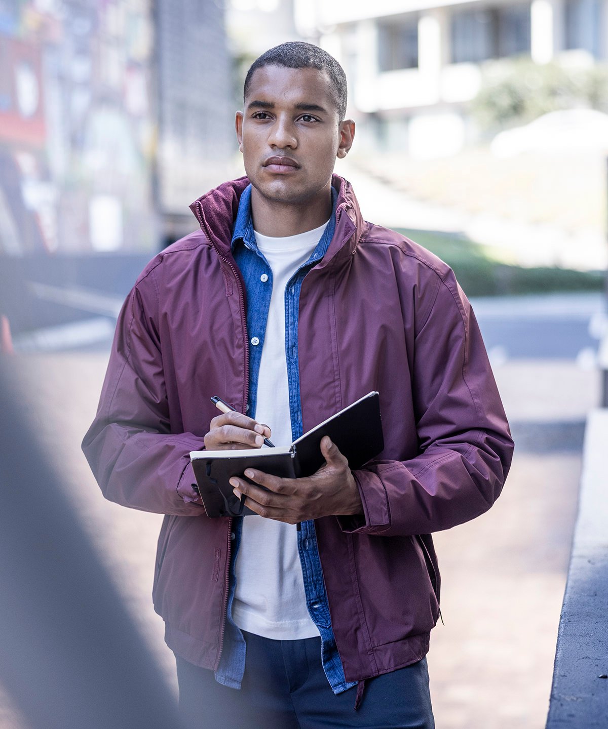 Dover Men's Fleece Lined Bomber Jacket