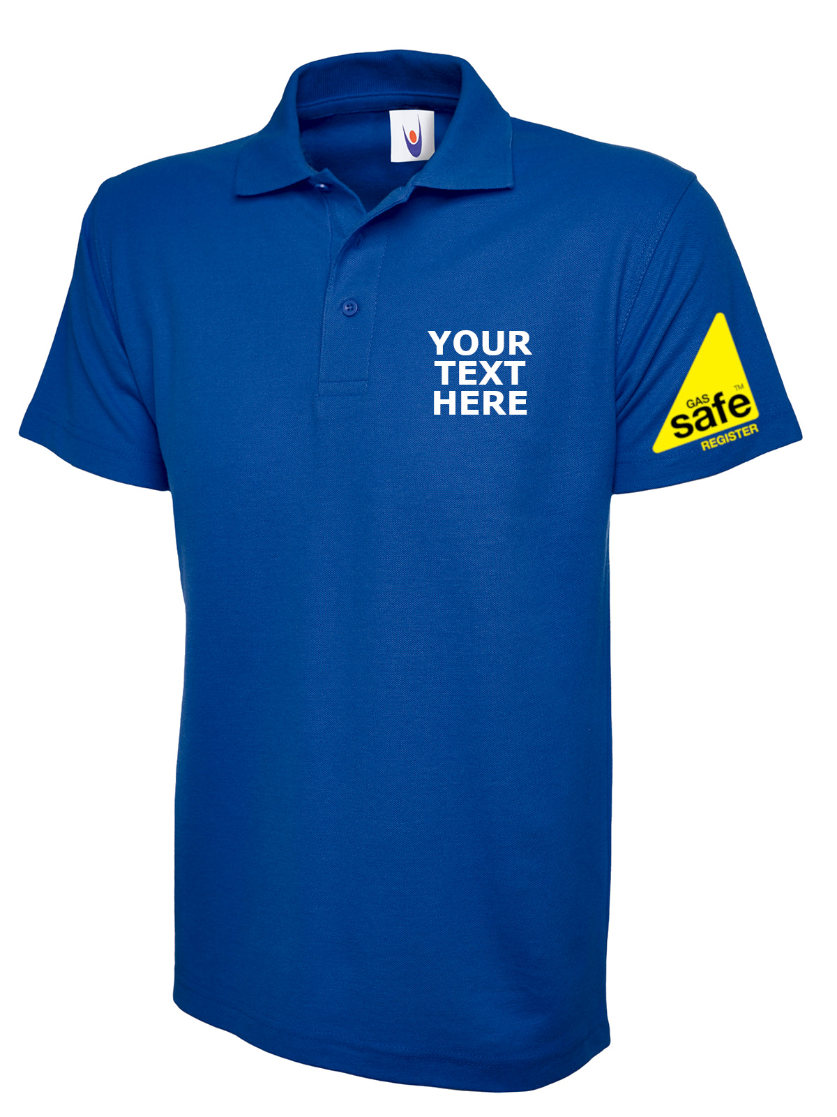Gas Safe Polo Embroidered - Embroidered Gas Engineers polo shirt