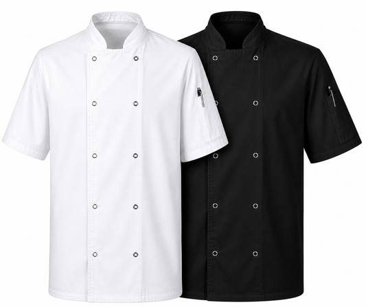 Premium Chef Jacket Short Sleeves