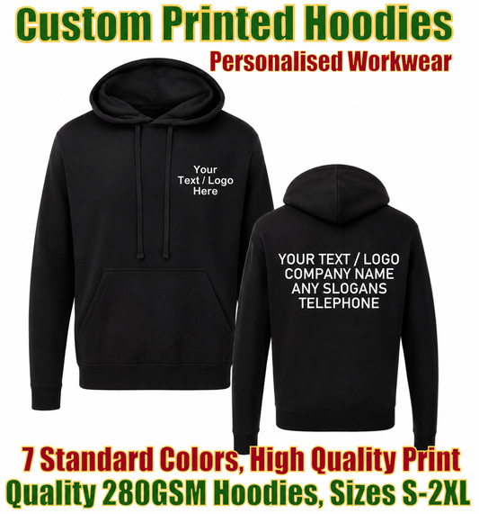 Custom Printed Personlaised Hoodie