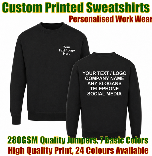 Custom Printed Personlaised Jumper