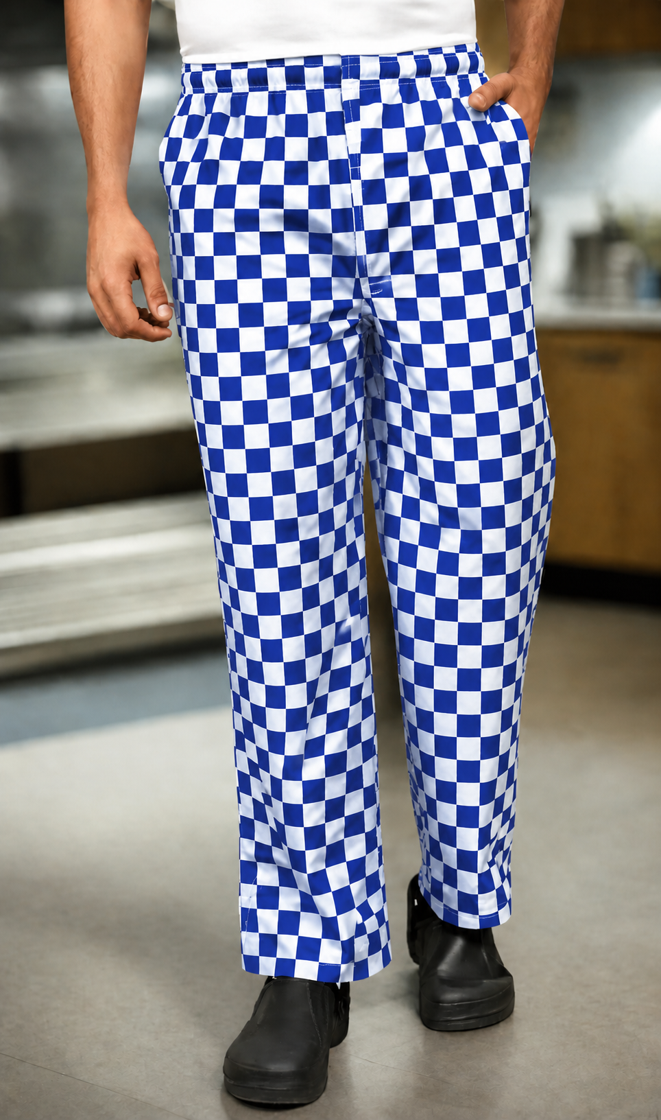 Mens Polycotton Kitchen Chef Trousers