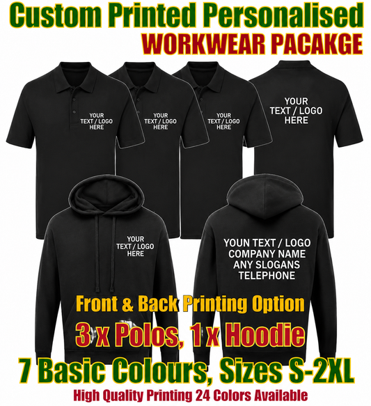 Printed Workwear Polos Bundle