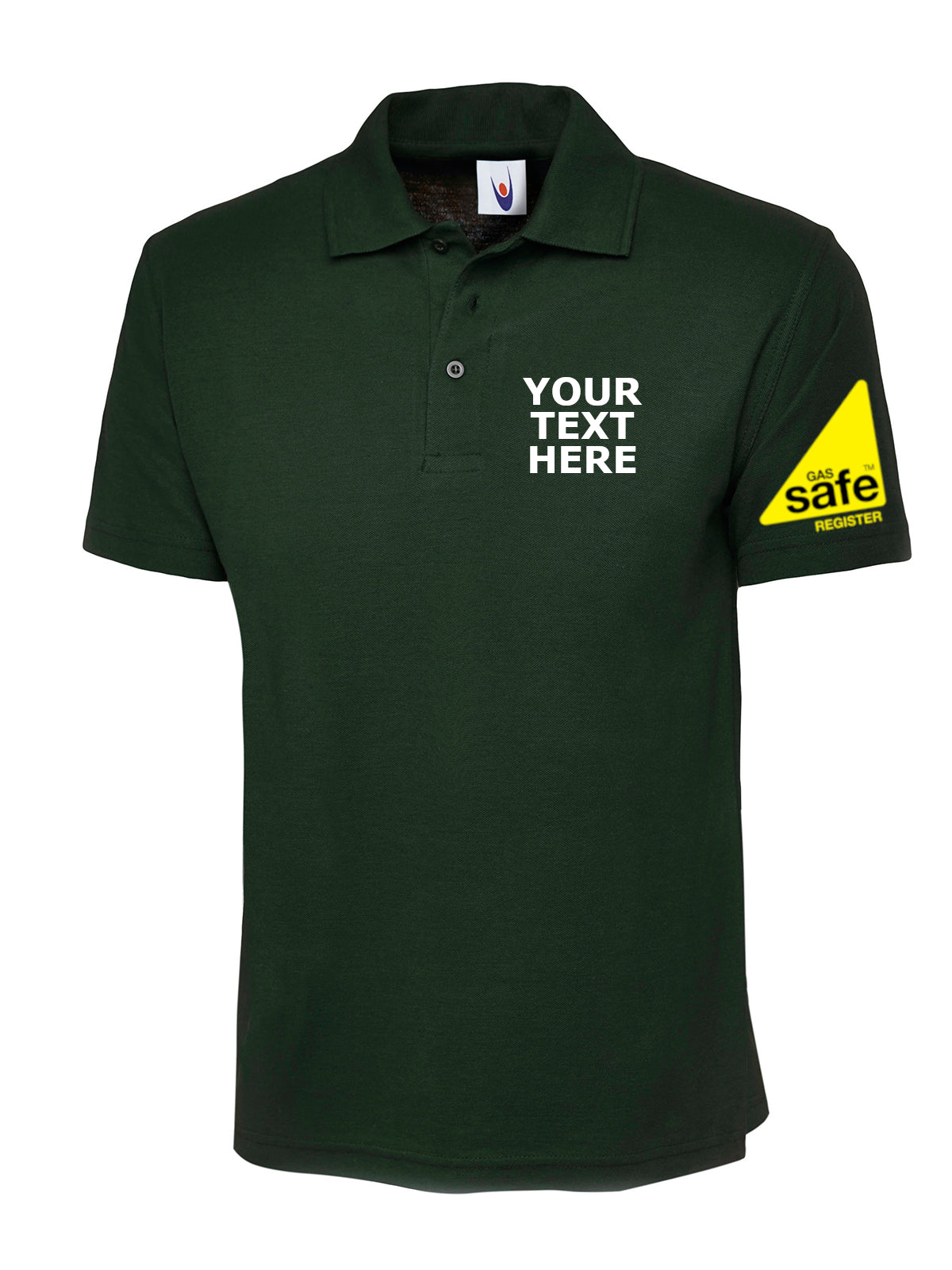 Gas Safe Polo Embroidered - Embroidered Gas Engineers polo shirt