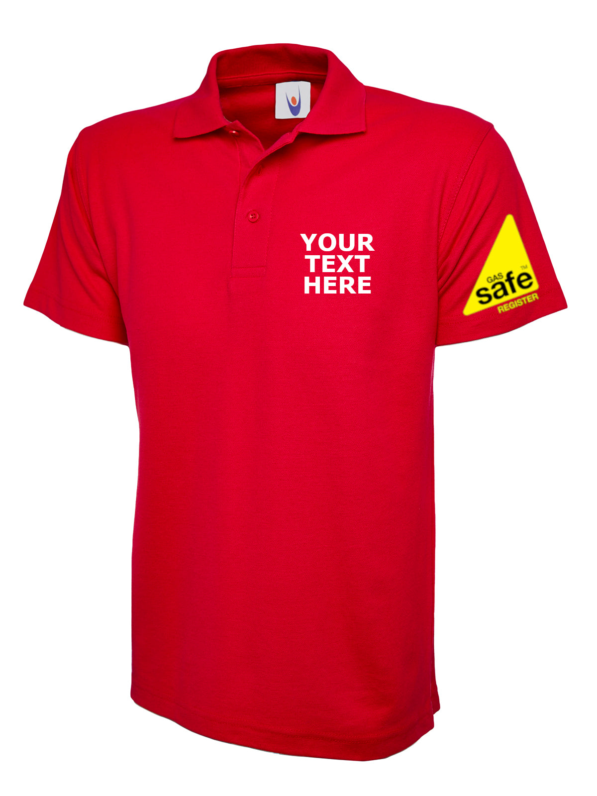 Gas Safe Polo Embroidered - Embroidered Gas Engineers polo shirt