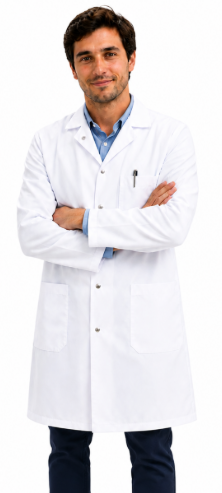 White Lab Coat – Food Industry, Warehouse, Doctor & Laboratory Coat | Sizes S–XXL