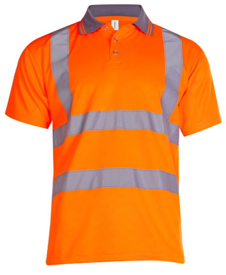 5 X Hi-Vis Polo Shirt Uneek