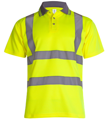 5 X Hi-Vis Polo Shirt Uneek
