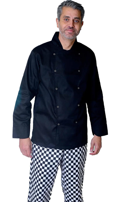 IBEX Men’s Chef Jacket Long Sleeves