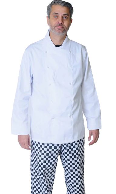 IBEX Men’s Chef Jacket Long Sleeves