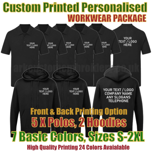 Printed Workwear Polos Bundle