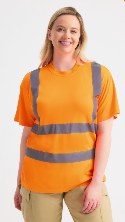 Uneek UC810 Hi Vis Safety T-Shirt Unisex