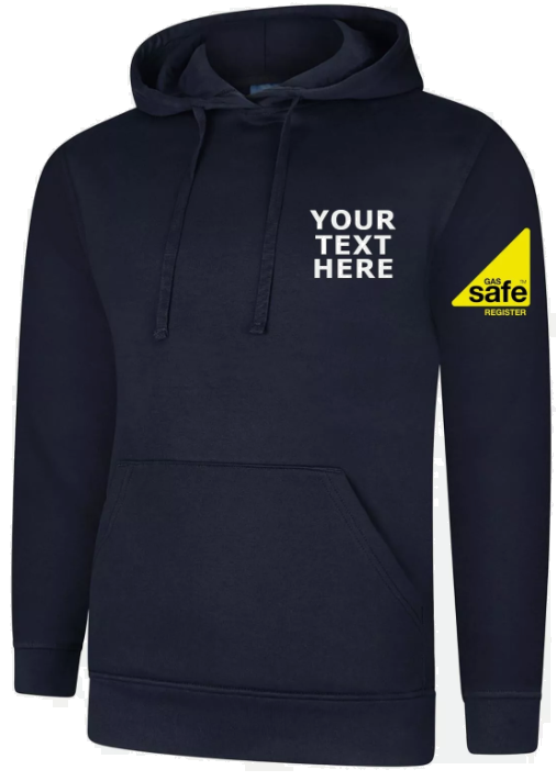 Gas Safe Logo Embroidered Hoodie