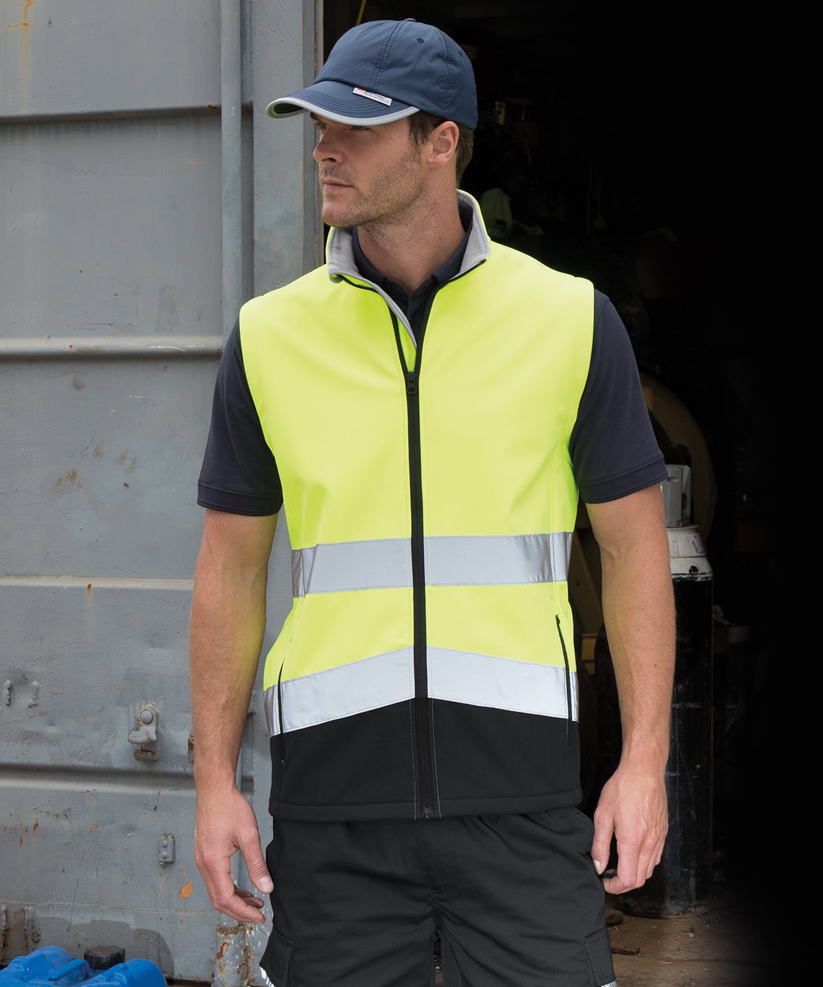 Result Printable Safety Softshell Gilet